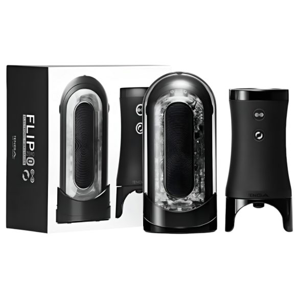 TENGA Flip 0 Elektronisk - Automatisk Onaniprodukt (Sort)