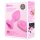 b-vibe hjerte - opladelig anal vibrator m/fjernbetjening (pink)