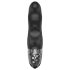 mystim Hop Hop Bob E-Stim - genopladelig elektro-dildo (sort)