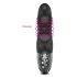 mystim Hop Hop Bob E-Stim - genopladelig elektro-dildo (sort)