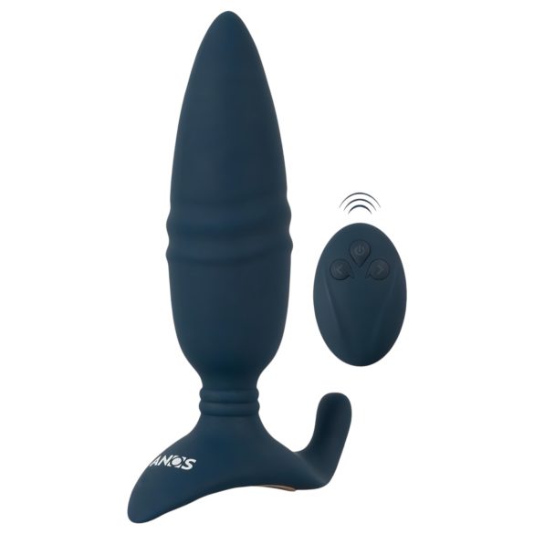 ANOS - trådløs blå anal vibrator