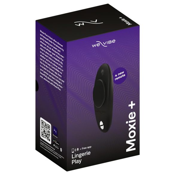 We-Vibe Moxie+ - trådløs, smart klitorisvibrator (sort)