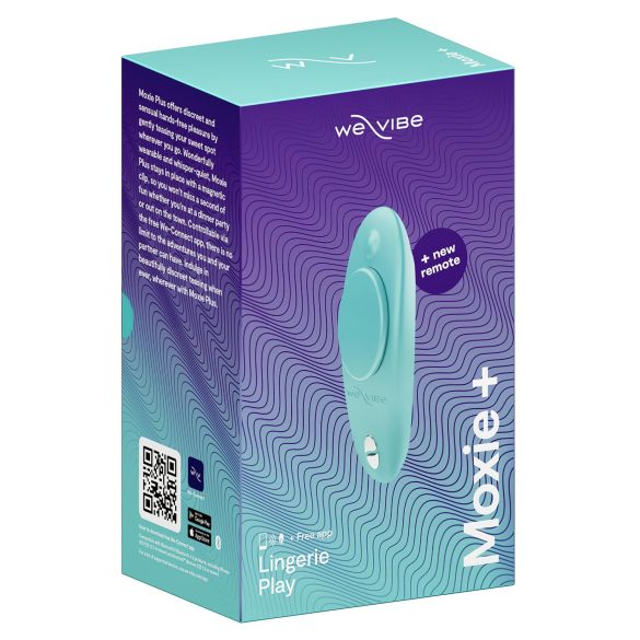 We-Vibe Moxie+ - trådløs, smart klitoris vibrator (turkis)