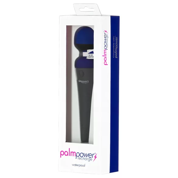 PalmPower recharge - genopladelig massagestav (blå)