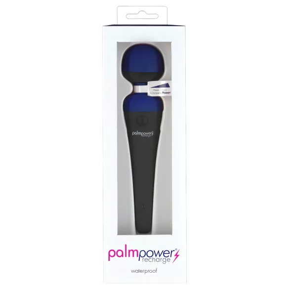 PalmPower recharge - genopladelig massagestav (blå)
