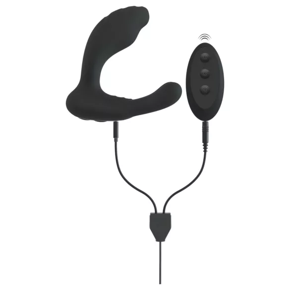 Smile - G-punkt og prostata vibrator - fjernbetjening - sort