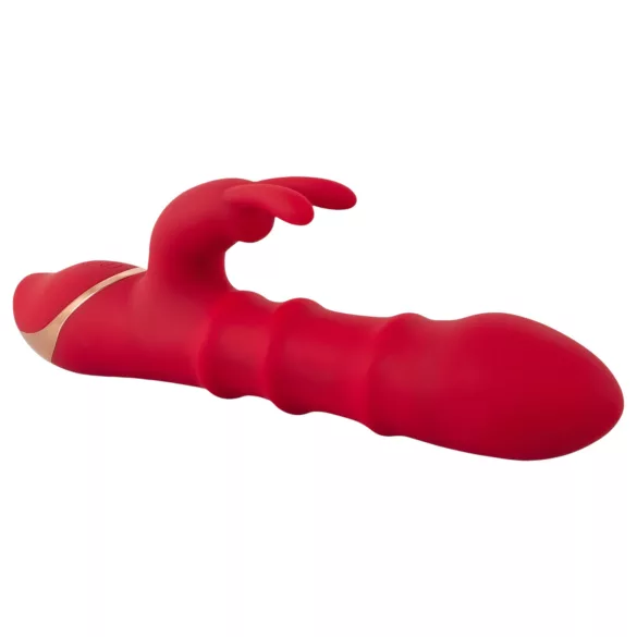 You2Toys - rabbit vibrator med bevægelig ring - rød