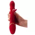 You2Toys - rabbit vibrator med bevægelig ring - rød