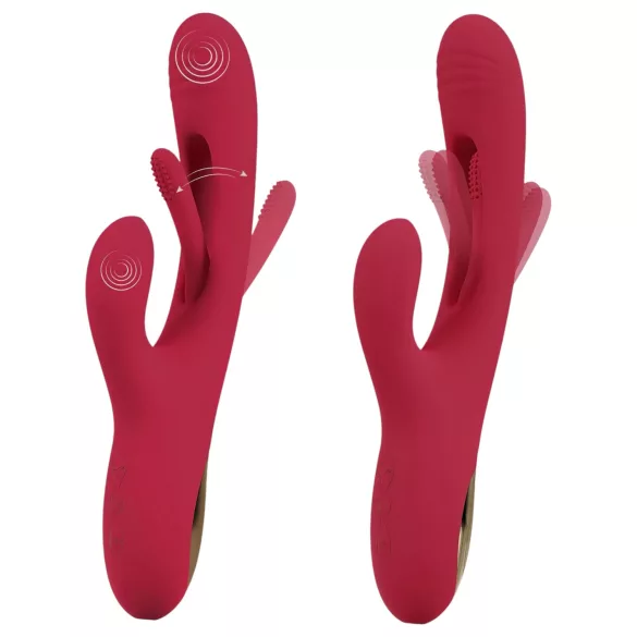 Smile - klitorisvibrator med tungearm - rød