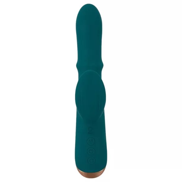 You2Toys - rabbit vibrator med penisring - turkis