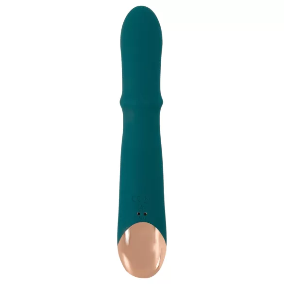 You2Toys - rabbit vibrator med penisring - turkis