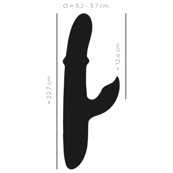 You2Toys - rabbit vibrator med penisring - turkis