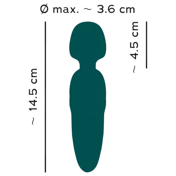 You2Toys Petite - massagevibrator med genopladeligt batteri - grøn