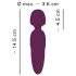 You2Toys Petite - genopladelig massagevibrator (rød)