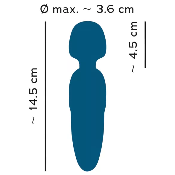 You2Toys Petite - vibrator til massage - genopladelig - blå