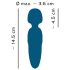 You2Toys Petite - genopladelig blå massagevibrator