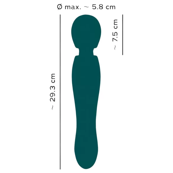 You2Toys Grande - massagevibrator med genopladeligt batteri - grøn