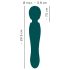 You2Toys Grande - genopladelig massagevibrator (grøn)