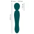 You2Toys Grande - massagevibrator med genopladeligt batteri - grøn
