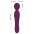 You2Toys Grande - genopladelig massagevibrator (rød)