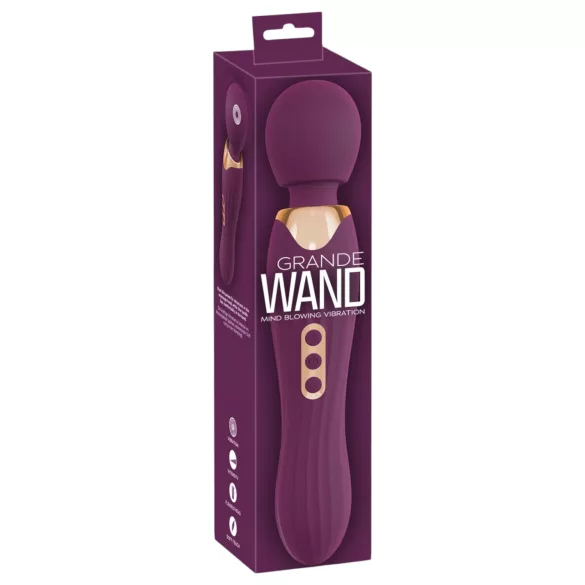 You2Toys Grande - wand vibrator med genopladeligt batteri - rød