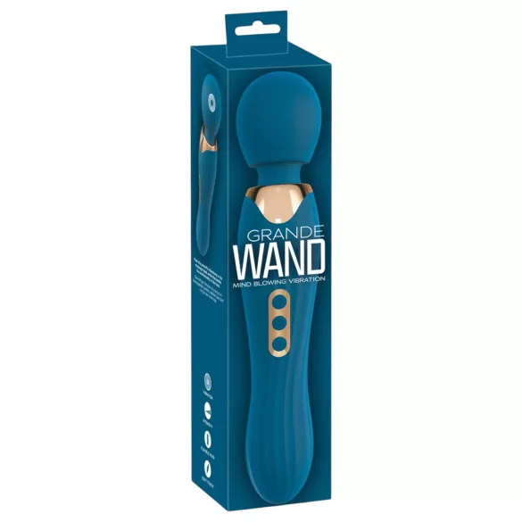 You2Toys Grande - wand vibrator - genopladelig massage - blå