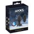 ANOS - lysende, vibrerende anal plug (sort)