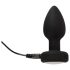 ANOS - lysende, vibrerende anal plug (sort)