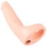 Realistixxx Dobbel Fucker - strap-on anal vibrator (sort)