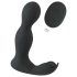 Rebel - fjernstyret 2i1 prostata vibrator (sort)