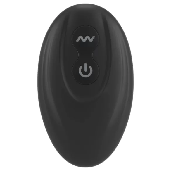 Rebel - prostatavibrator med penisring og kuglering - sort