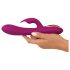Javida - 3-i-1 perlevibrator med rotation (lilla)