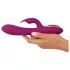Javida - 3i1 perlevibrator med roterende funktion (lilla)