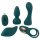 Par Couples - 4i1 fjernbetjent vibrator (turkis)