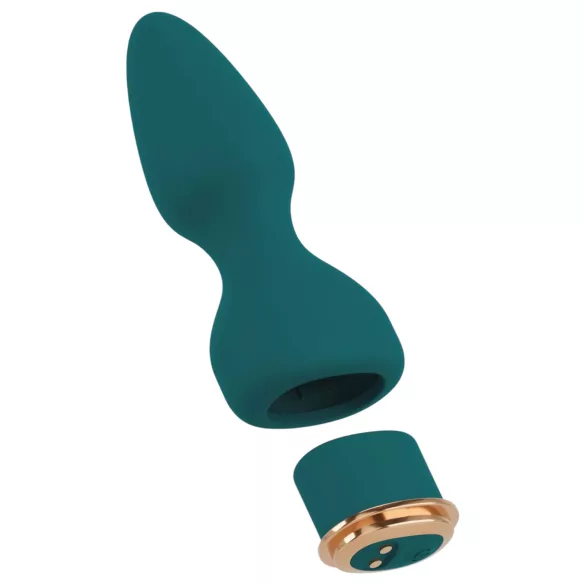 Couples Choice - 4-i-1 multifunktionel vibrator med fjernbetjening (turkis)