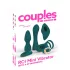 Couples Choice - 4-i-1 multifunktionel vibrator med fjernbetjening (turkis)