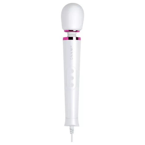 Le Wand Petite Plug-In - wand vibrator - opladelig - hvid