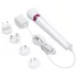 Le Wand Petite Plug-In - wand vibrator - opladelig - hvid