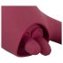Javida - 2-i-1 tunge vibrator (rød)