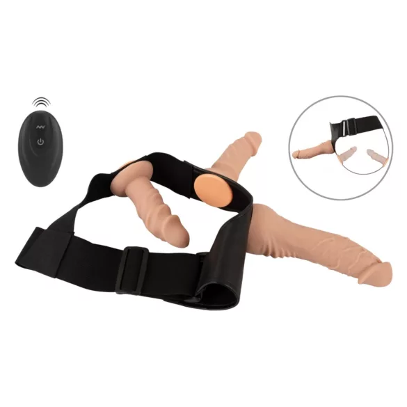 You2Toys - strap-on dildo sæt - natur
