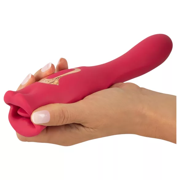 You2Toys - 2-i-1 vibrator med tunge (pink)