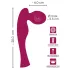 SMILE - wand vibrator - genopladelig - pink