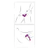 SMILE - wand vibrator - genopladelig - pink