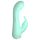 Cuties Mini 4 - vandtæt, kanin-vibrator, genopladelig (grøn)