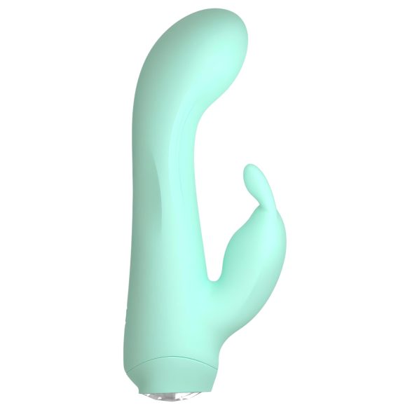 Cuties Mini 4 - vandtæt, kanin-vibrator, genopladelig (grøn)