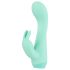 Cuties Mini 4 - vandtæt, kanin-vibrator, genopladelig (grøn)