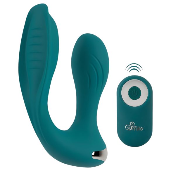 Par-vibrator til frie hænder - nem tyrkis nydelse
