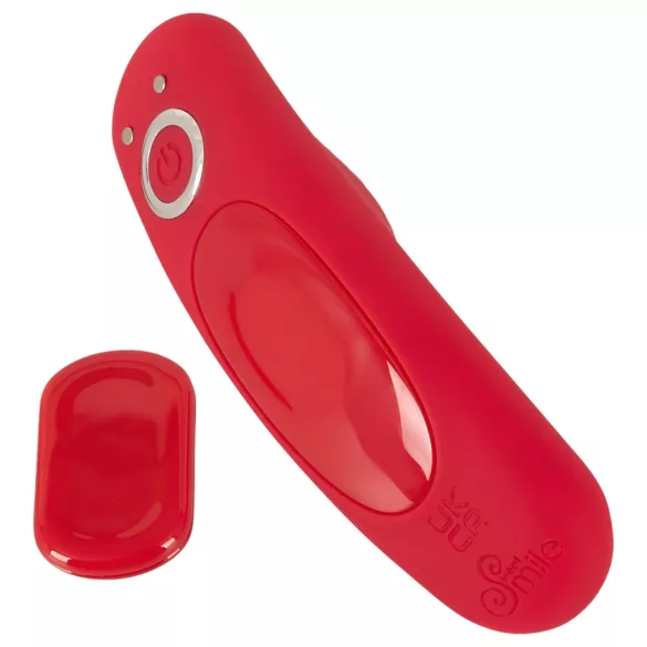 Smile - trådløs vibrator til trusser - genopladelig - rød