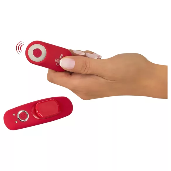 Smile - trådløs vibrator til trusser - genopladelig - rød
