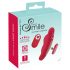 Smile - genopladelig radio-betjent trussevibrator (rød)